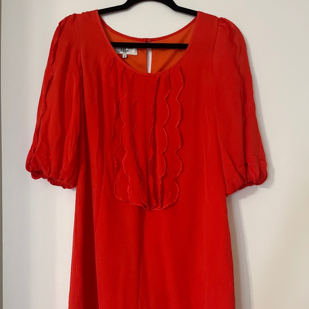 Tibi Orange Dress